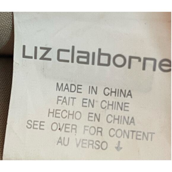 Liz Claiborne Small Black Purse with Shoulder Strap - Picture 5 of 7